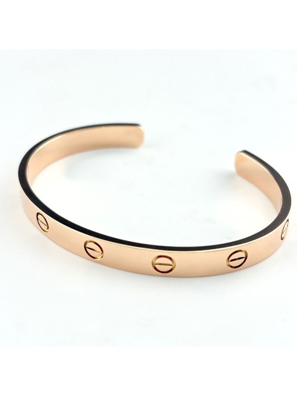 Cartier Love Open Pink Gold Bracelet Bangle